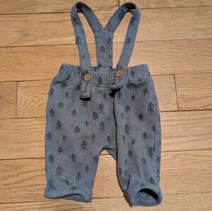 Wonder Nation Gray Patterned Kids Overalls